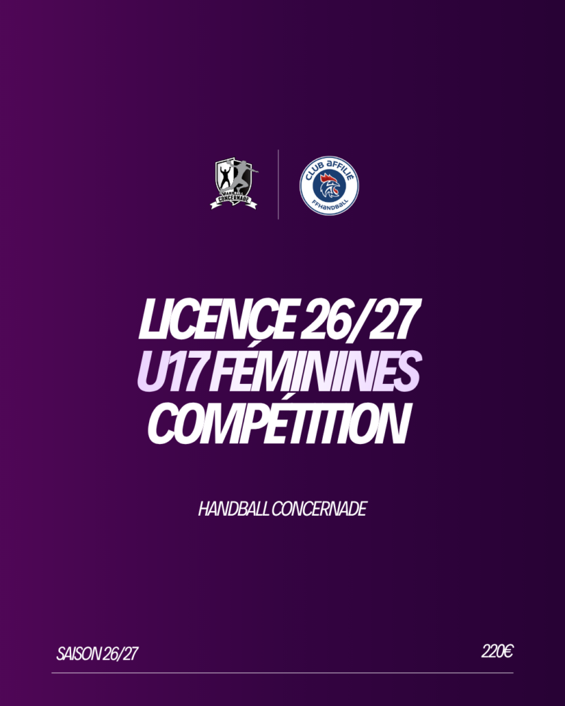 U17 féminines Compétition — 2026-2027
