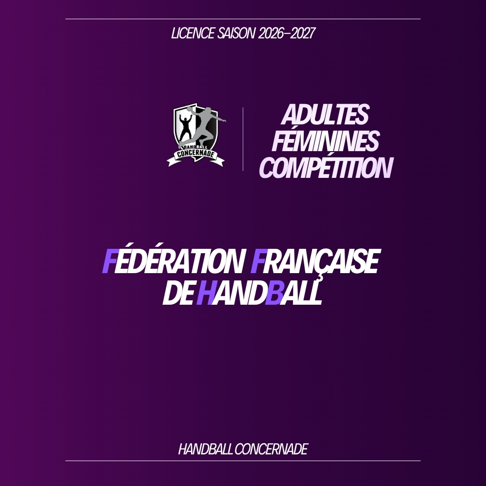 Adultes féminines Compétition — 2026-2027