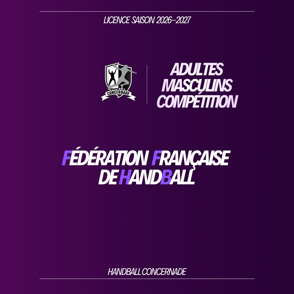 Adultes masculins Compétition — 2026-2027