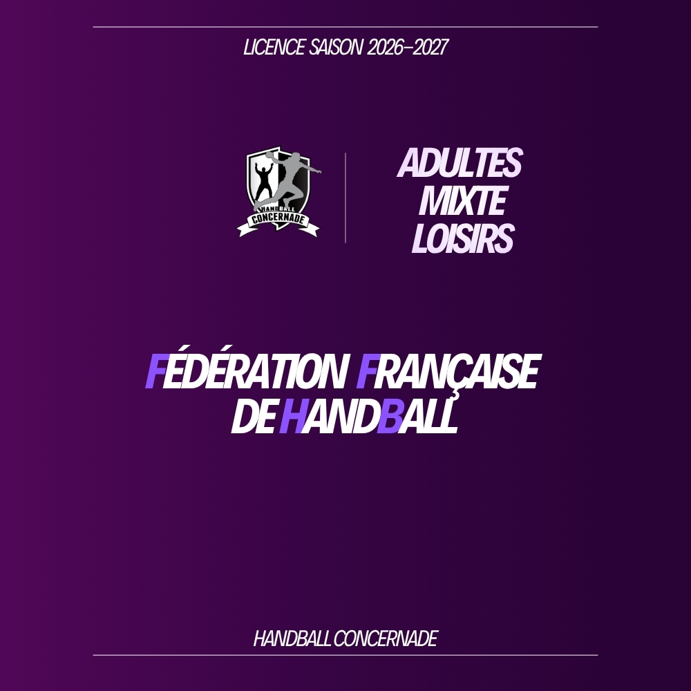Licence loisirs non-compétitive — 2026-2027
