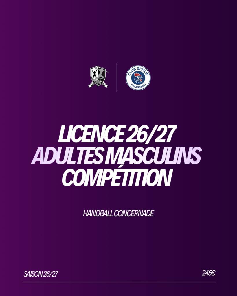 Adultes masculins Compétition — 2026-2027